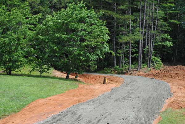 Side road redone